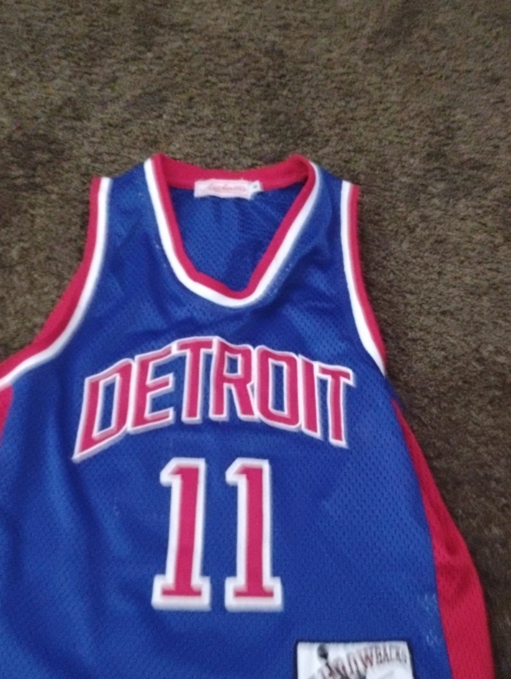 Kids Small 9 Detroit Pistons Jersey